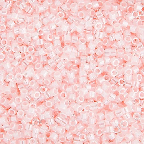 Miyuki Delica Beads 11/0 - Crystal Pale Salmon Ceylon