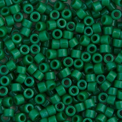 Miyuki Delica Beads 11/0 - Green Jade Opaque Dyed