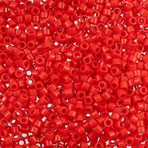 Miyuki Delica Beads 11/0 - Red Opaque