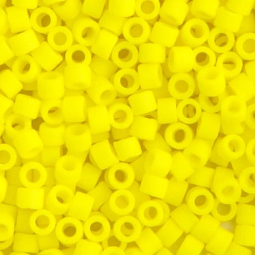 Miyuki Delica Beads 11/0 - Yellow Matte Opaque