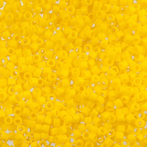 Miyuki Delica Beads 11/0 - Yellow Canary Opaque