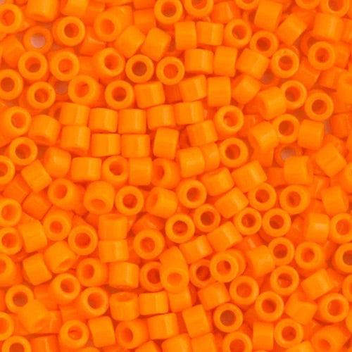 Miyuki Delica Beads 11/0 - Orange Mandarin Opaque