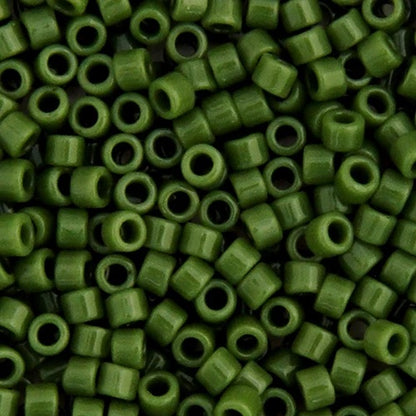 Miyuki Delica Beads 11/0 - Green Avocado Opaque