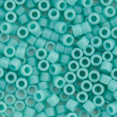 Miyuki Delica Beads 11/0 - Turquoise Sea Opal Opaque