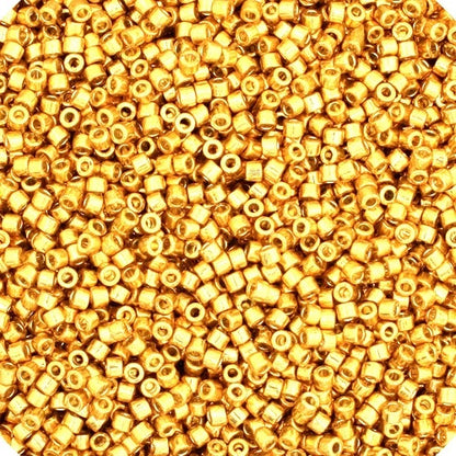 Miyuki Delica Beads 11/0 - Duracoat Galvanized Gold