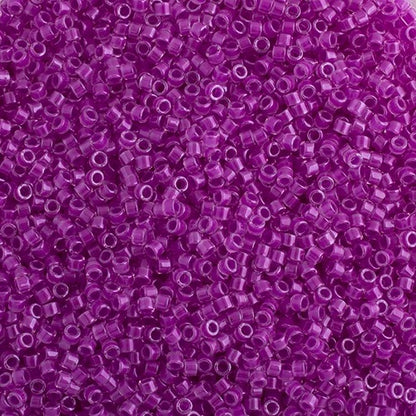 Miyuki Delica Beads 11/0 - Plum Crazy Luminous Neon Colour