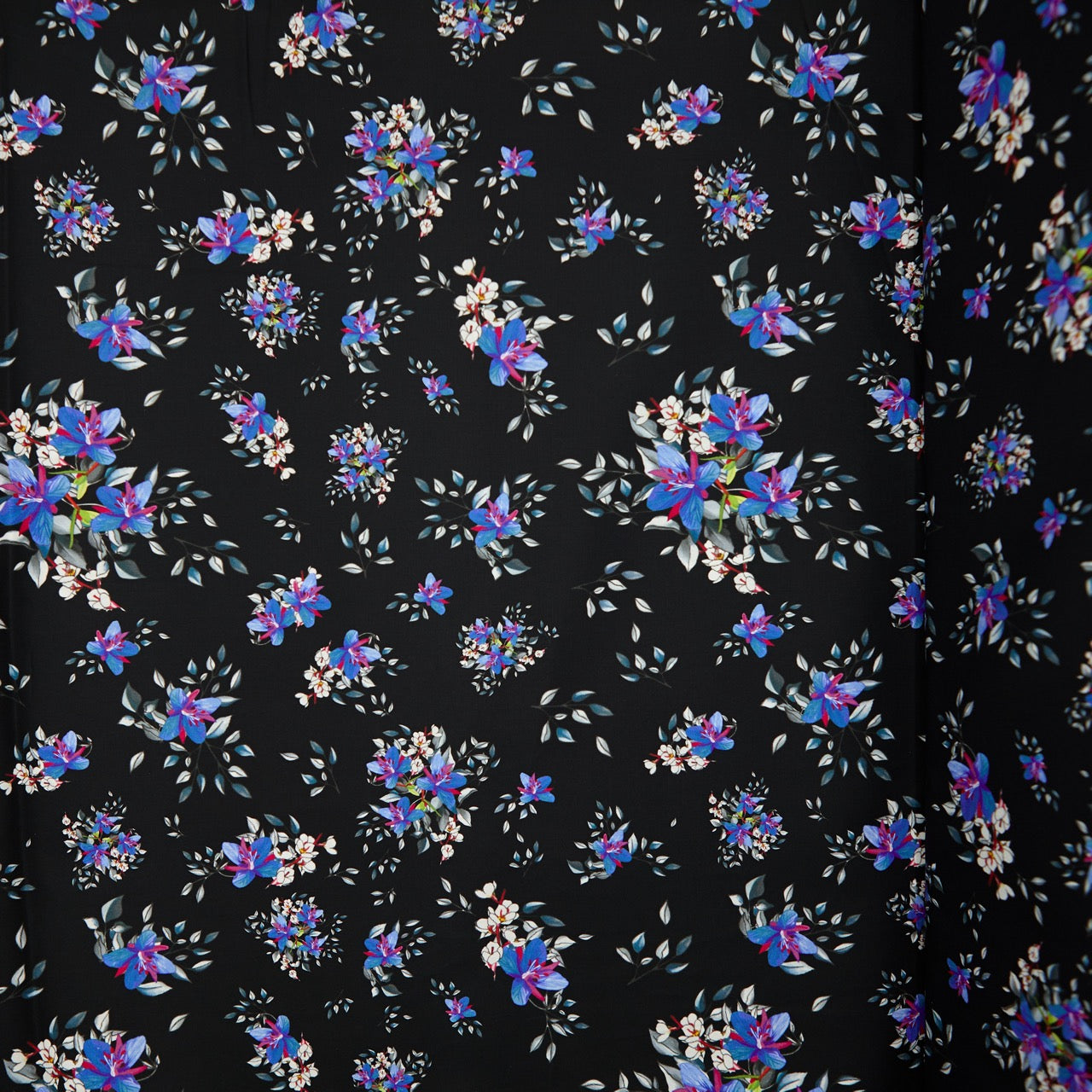 Cotton Floral (EP) - Arctic Floral by Martha Kyak (InukChic®) - Black/Lavender