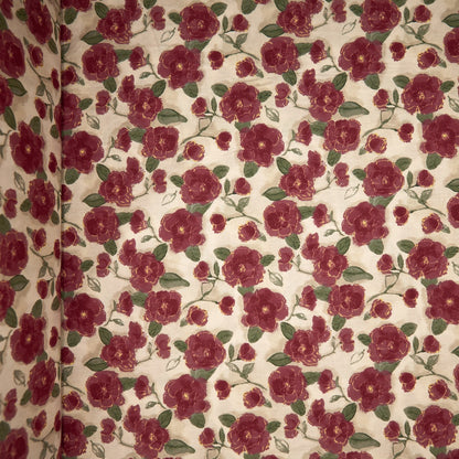 Cotton Floral - Antique Rose