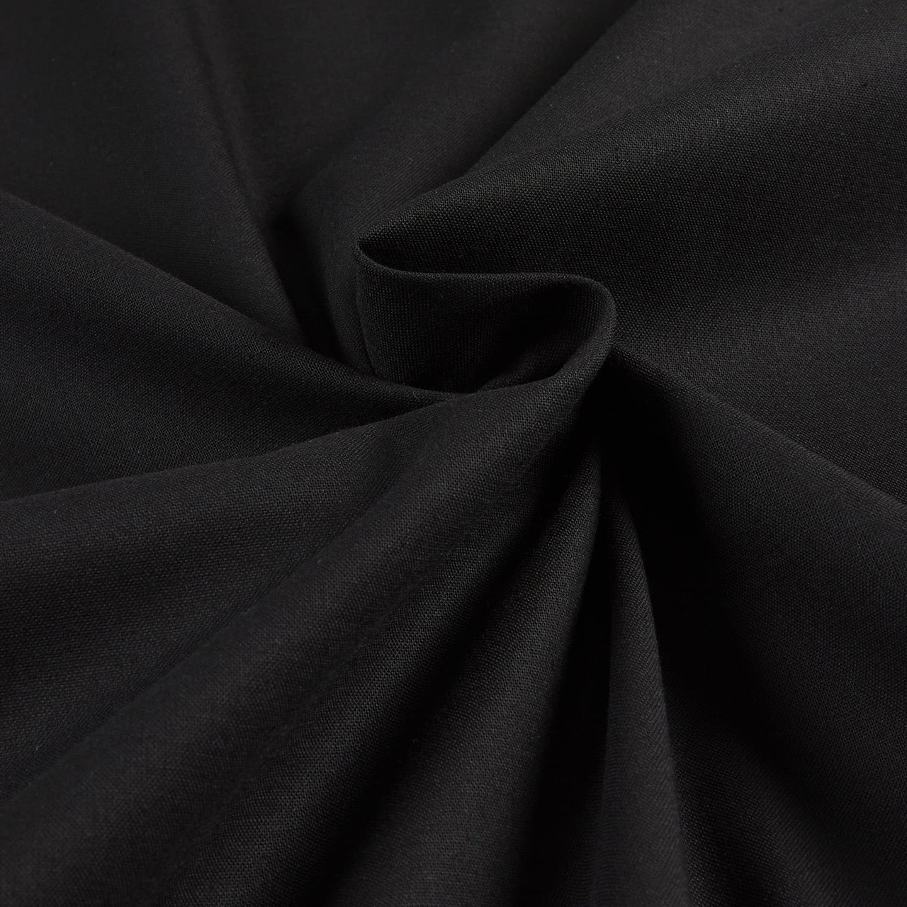 100% Cotton Poplin - Black – Brador Fabrics