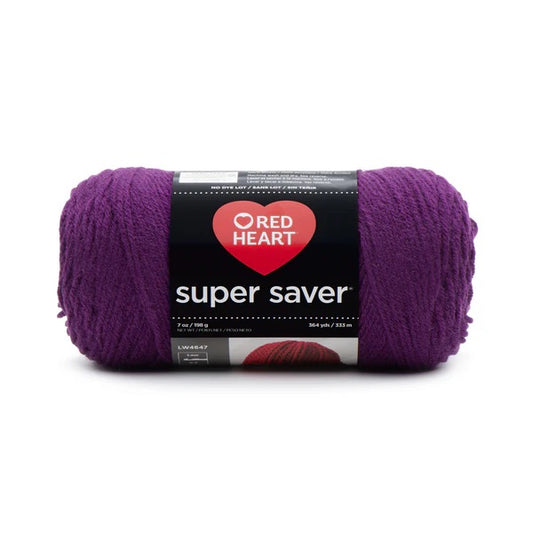 Red Heart® Super Saver - Dark Orchid spool