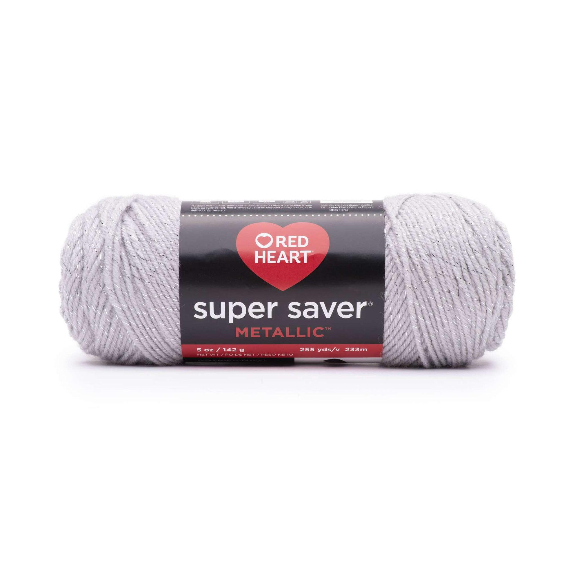 Red Heart® Super Saver - Metallic - Light Gray