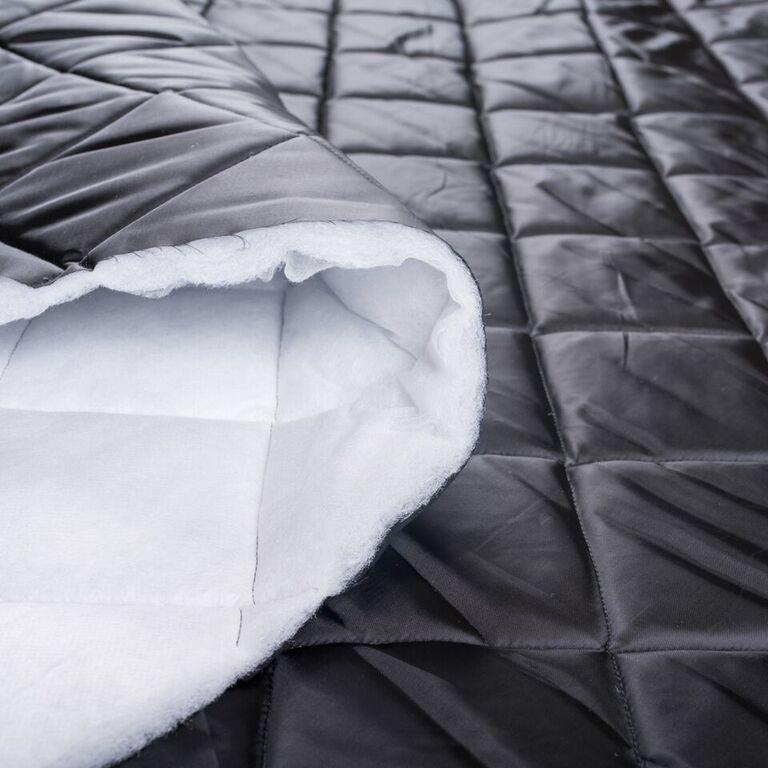 Quilted Holofill™ / Poly - 1-Sided - BLACK