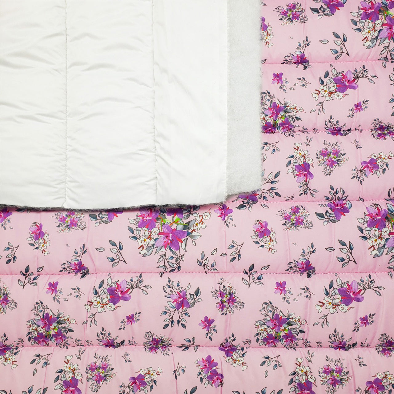 Quilted Holofill™ 2-Sided 13oz - Arctic Floral by Martha Kyak