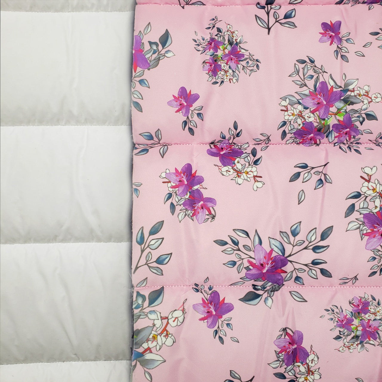 Quilted Holofill™ 2-Sided 13oz - Arctic Floral by Martha Kyak