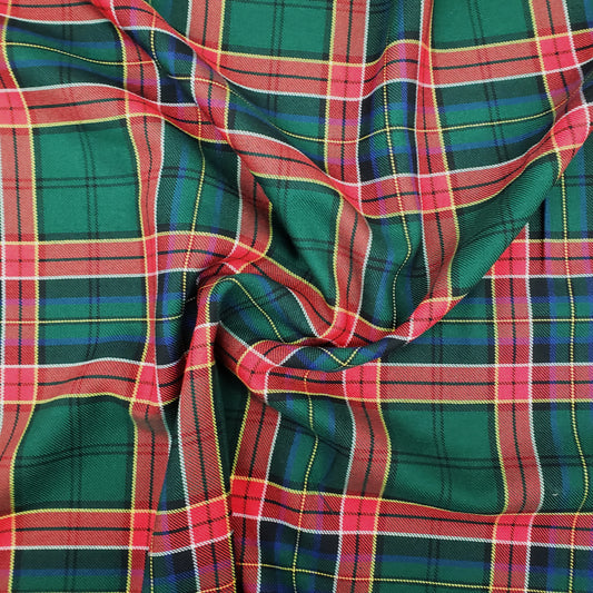 Tartan C - Green, Red, Navy, Yellow, White