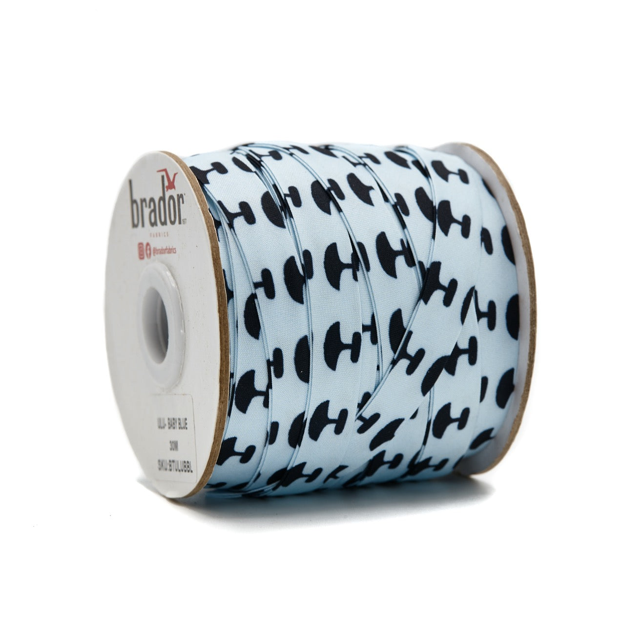 Bias Tape Ulu - Baby Blue (roll)