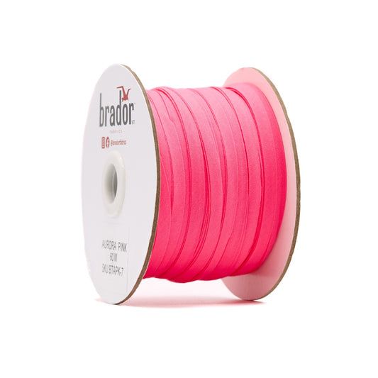 Bias Tape - Aurora Pink 7mm (roll)