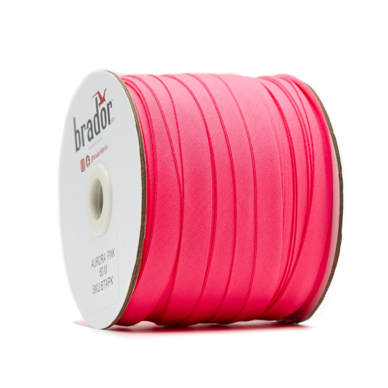 Bias Tape - Aurora Pink 13mm (roll)