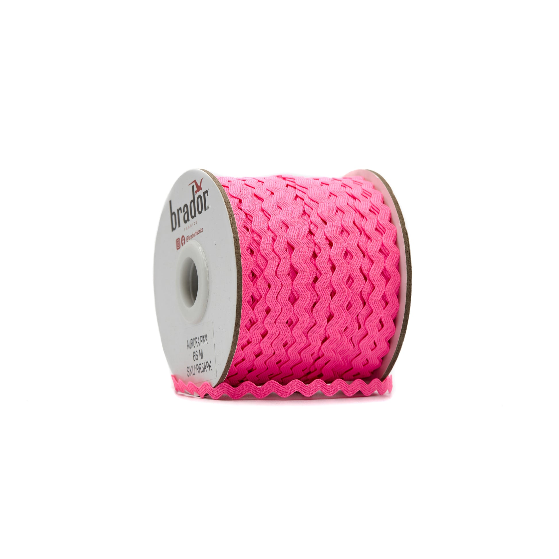 Rik Rak - Aurora Pink 3mm Roll