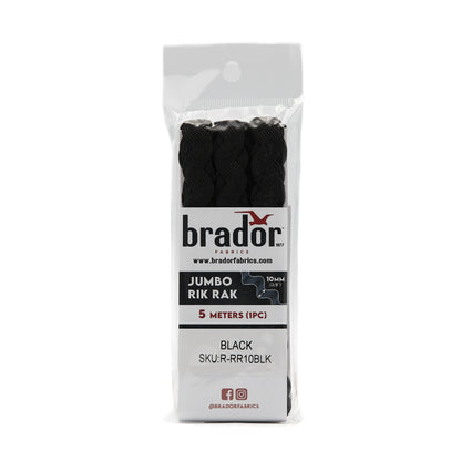 Rik Rak - Black 10mm Pack