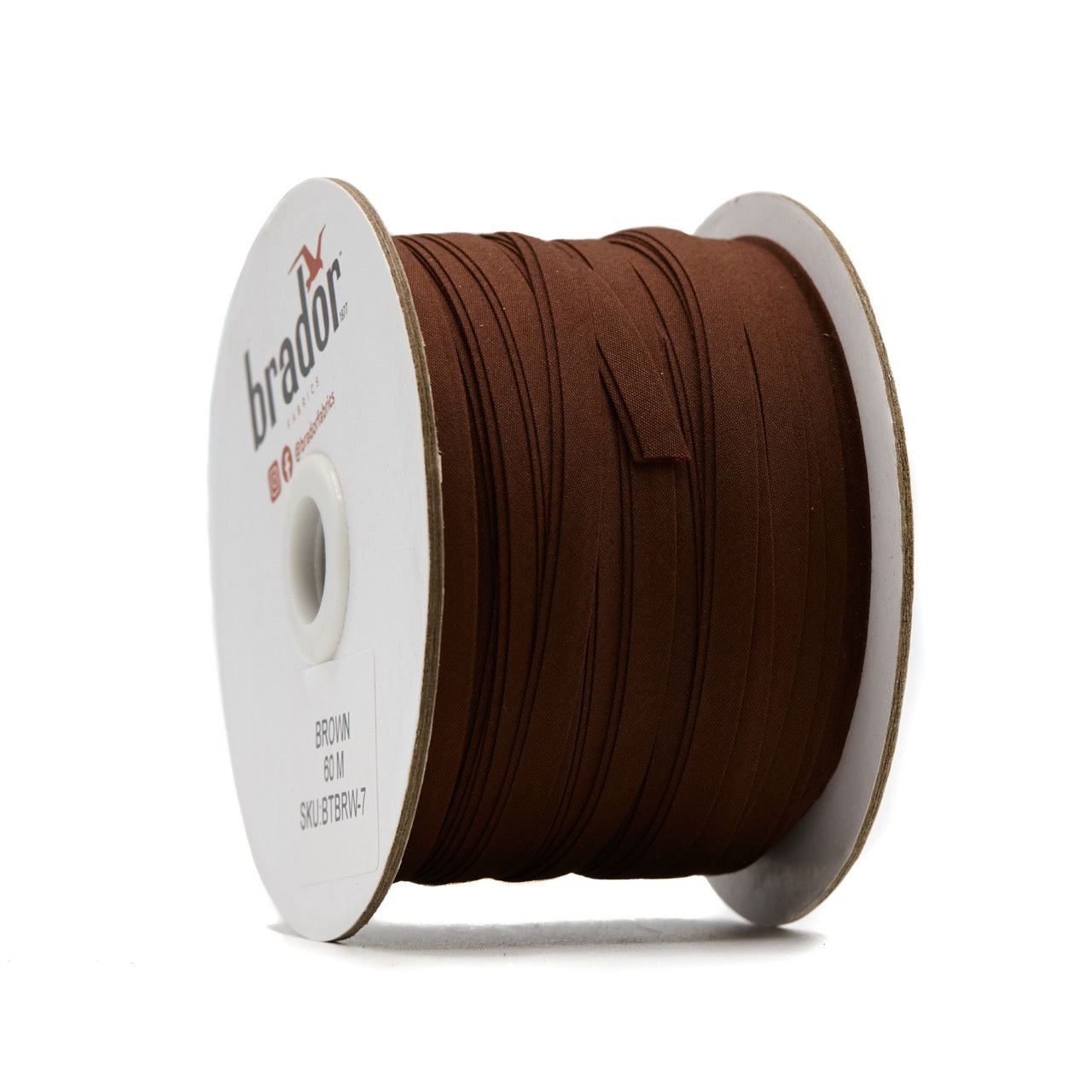 Bias Tape - Brown 7mm (roll)