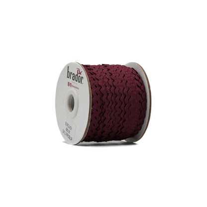 Rik Rak - Burgundy 3mm Roll