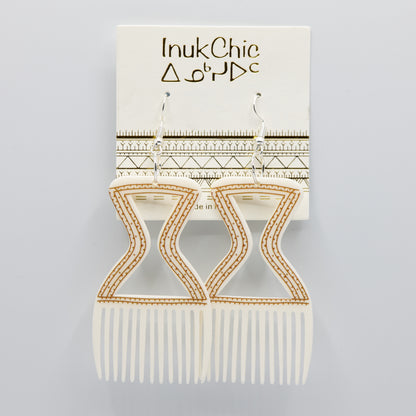 Boucle d'oreille InukChic® - Peigne