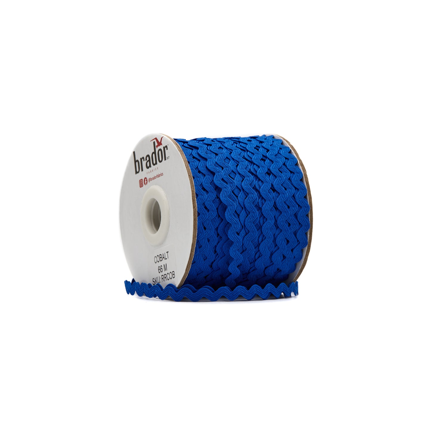 Rik Rak - Cobalt (Royal Blue) 3mm Roll