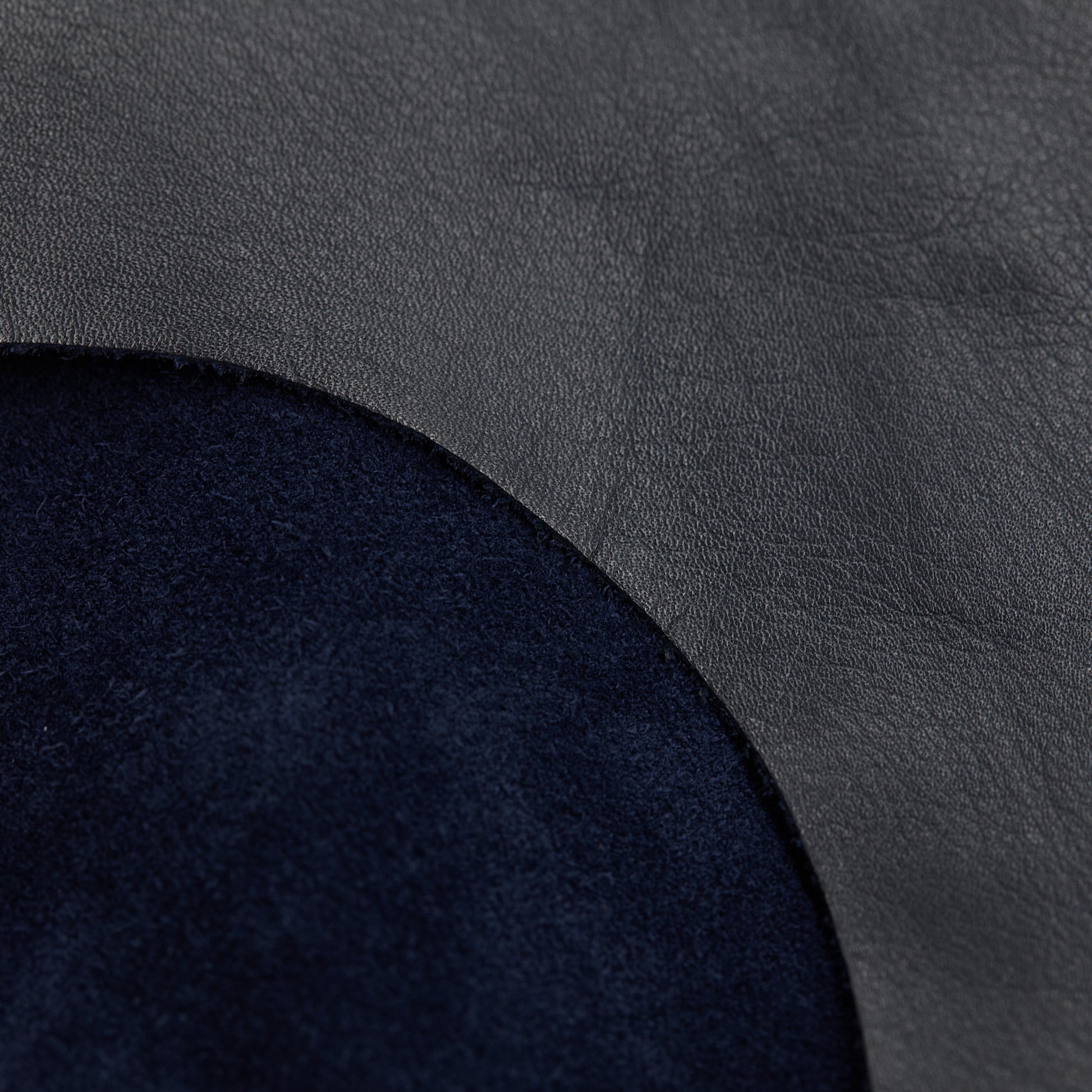 Cow Leather - Navy (detail)