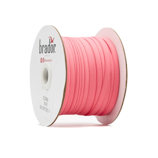 Bias Tape - Coral 7mm (roll)