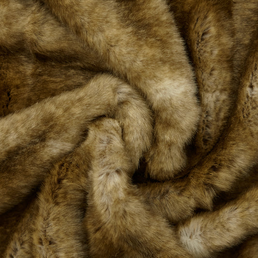 Faux Fur - Gold Lion