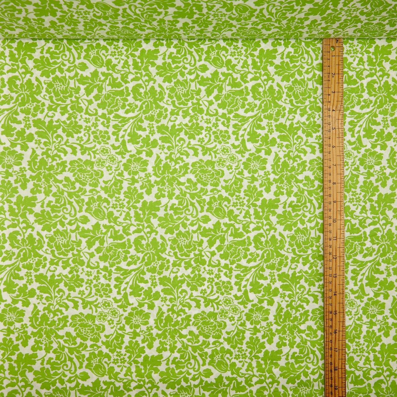 Quilting Cotton - Floral - Green Flourish (measured)