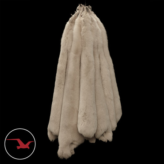 Dyed Shadow Fox Fur - Ivory