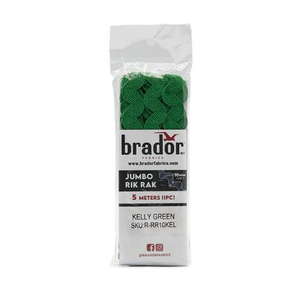 Rik Rak - Kelly Green 10mm Pack