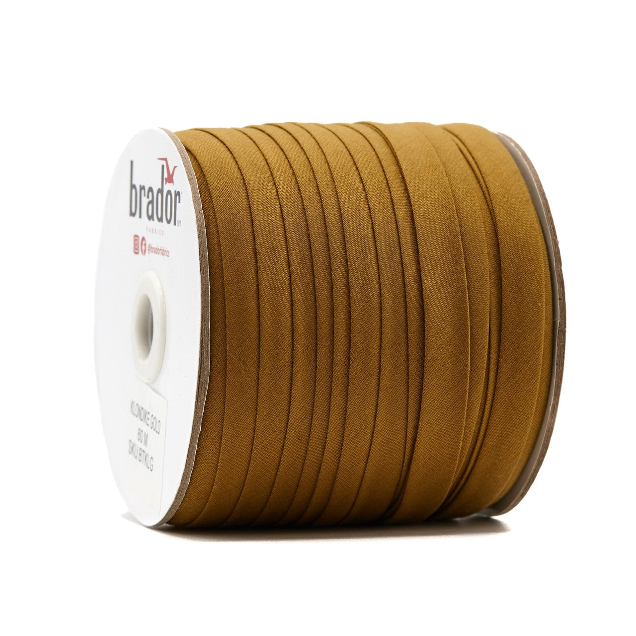 Bias Tape - Klondike Gold 13mm (roll)