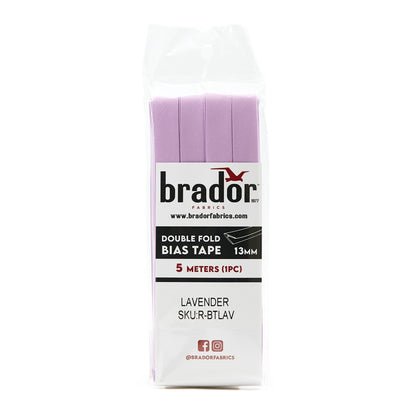 Bias Tape - Lavender 13mm (pack)