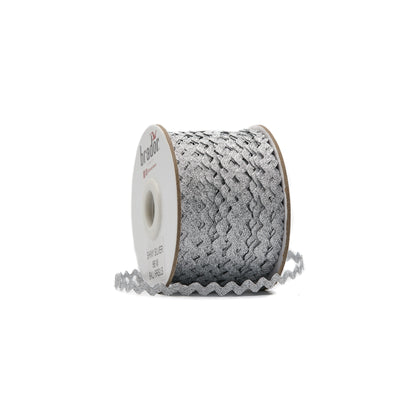 Rik Rak - Metallic Silver 3mm Roll