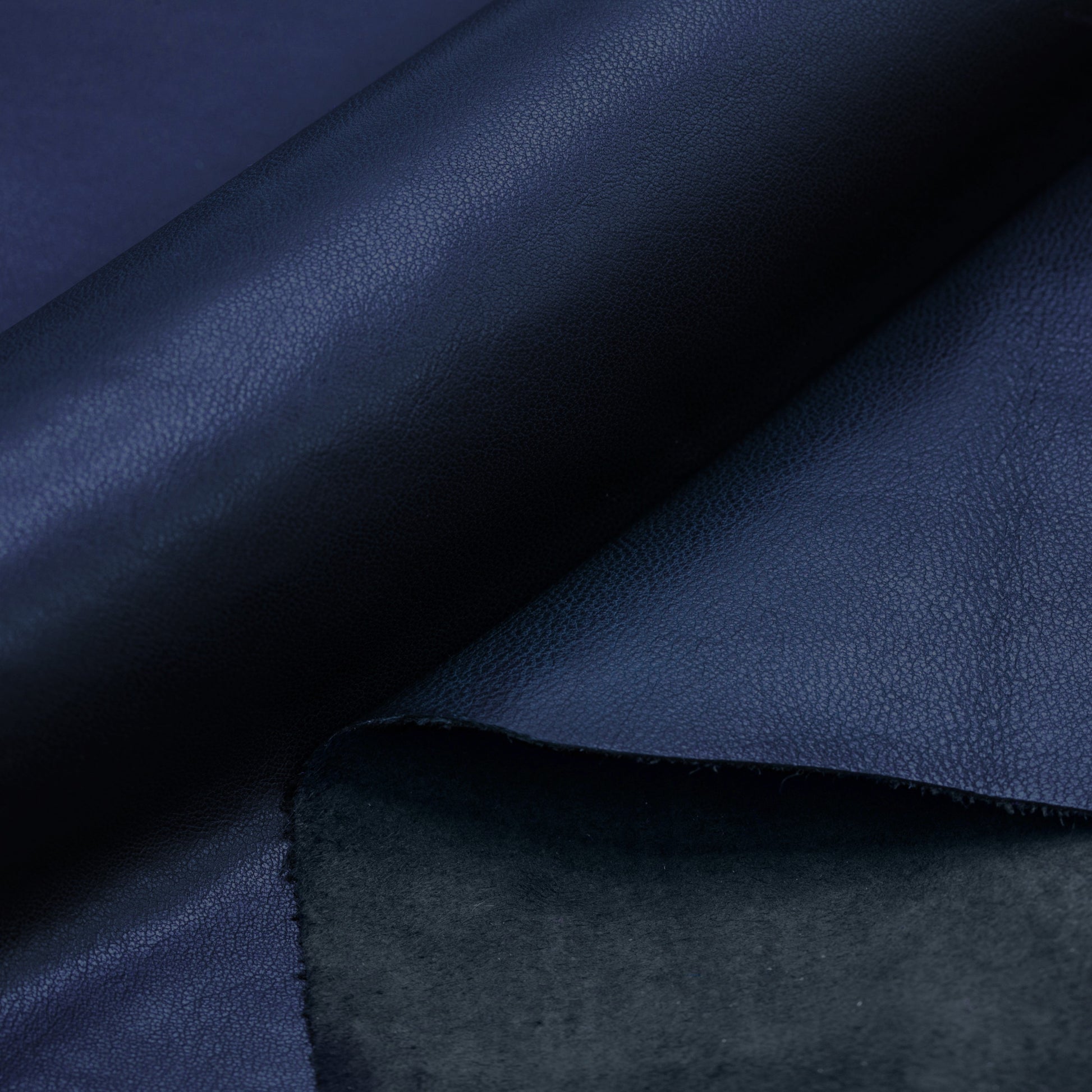 Italian Lamb Leather - Navy