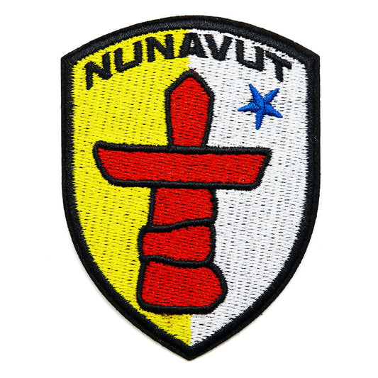 Inuit Nunangat Iron-On Patches - Nunavut (shield)