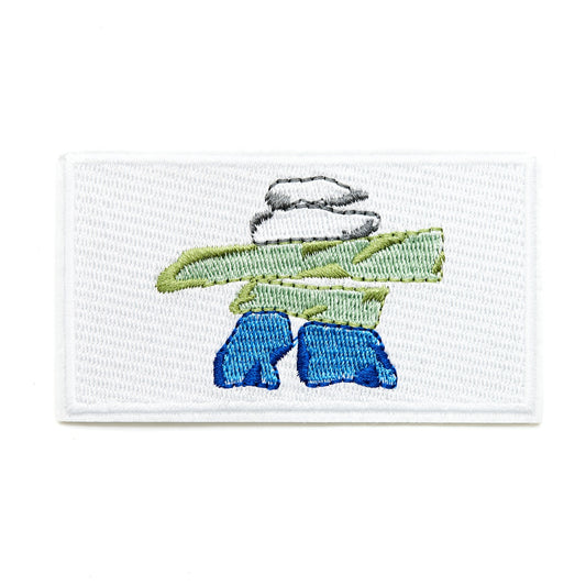 Inuit Nunangat Iron-On Patches - Nunatsiavut (flag)