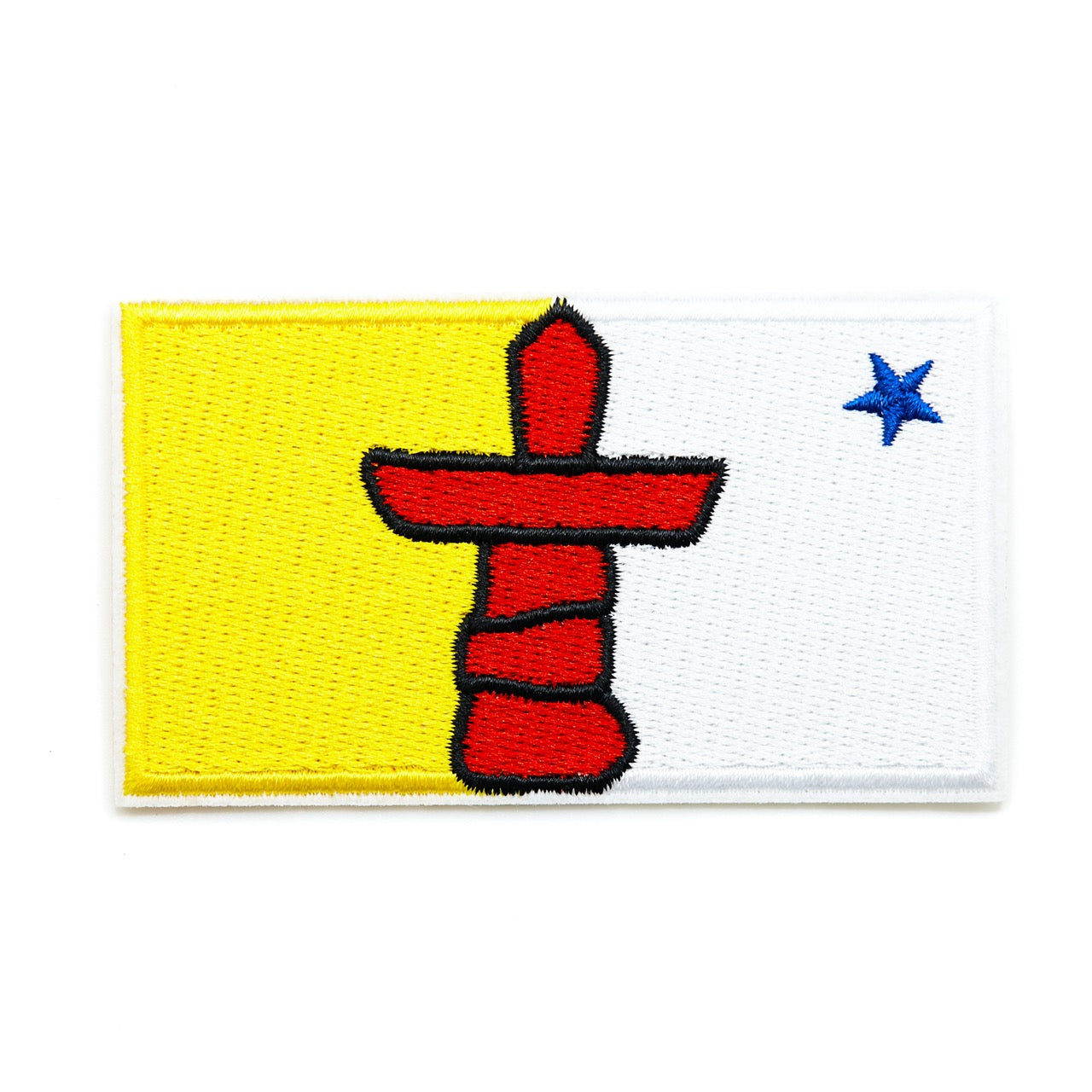 Inuit Nunangat Iron-On Patches - Nunavut (flag)