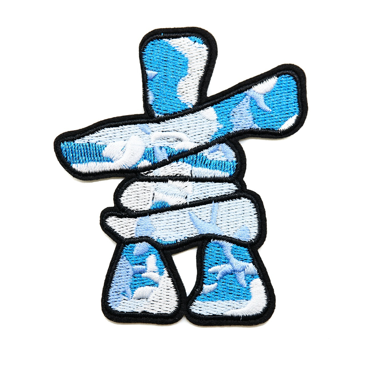 Arctic Collection Iron-On Patches - Inukshuk - Polar Camo