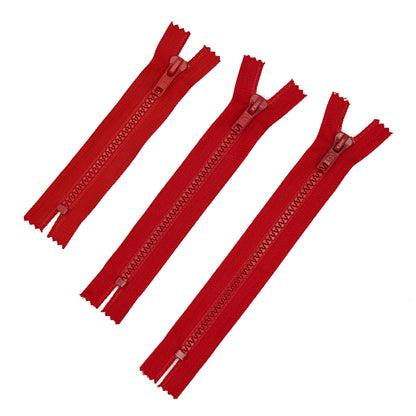 Pocket Zippers - Red (sizing)