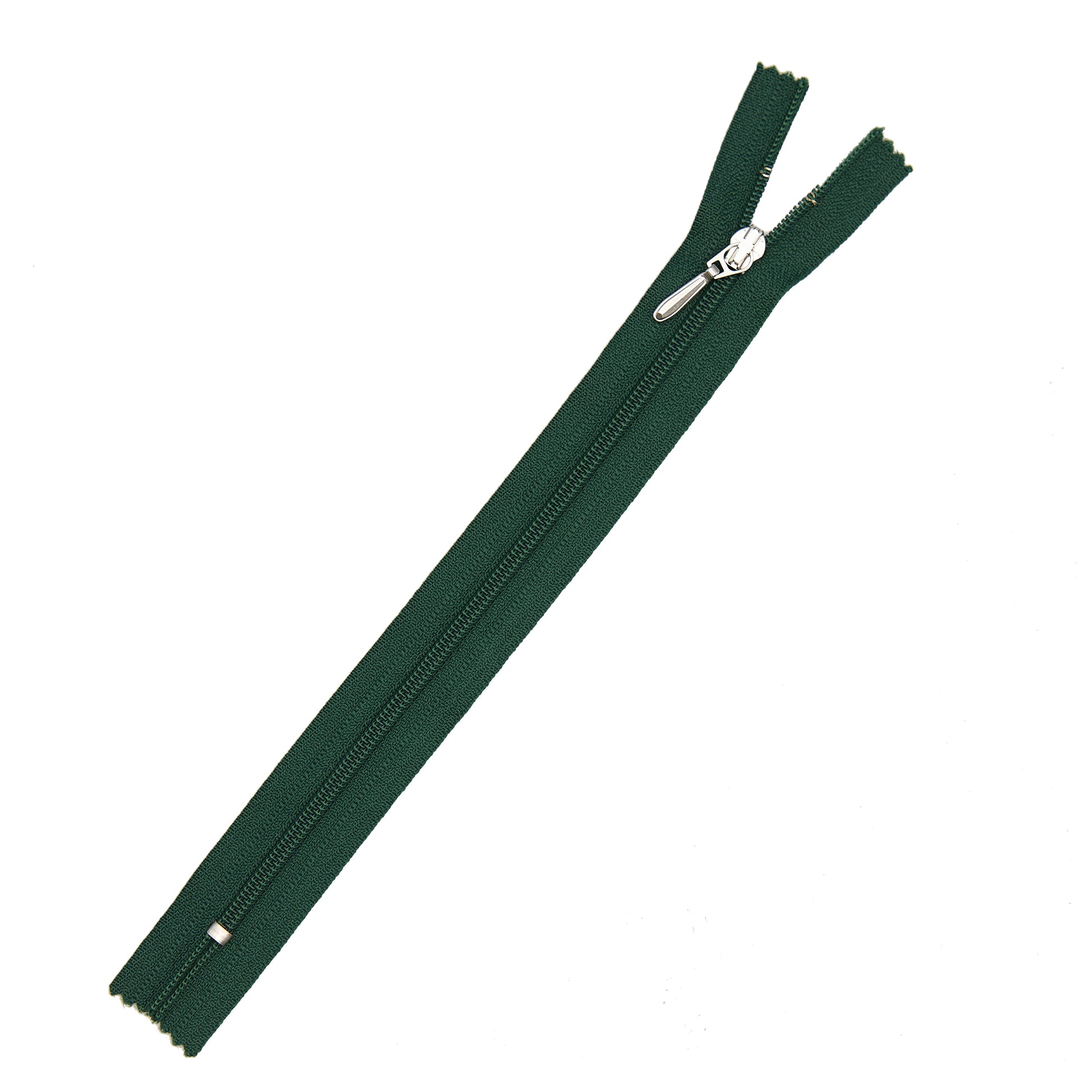 Pocket Zippers - Sacramento Green (Nylon Coil - Metal Pull)