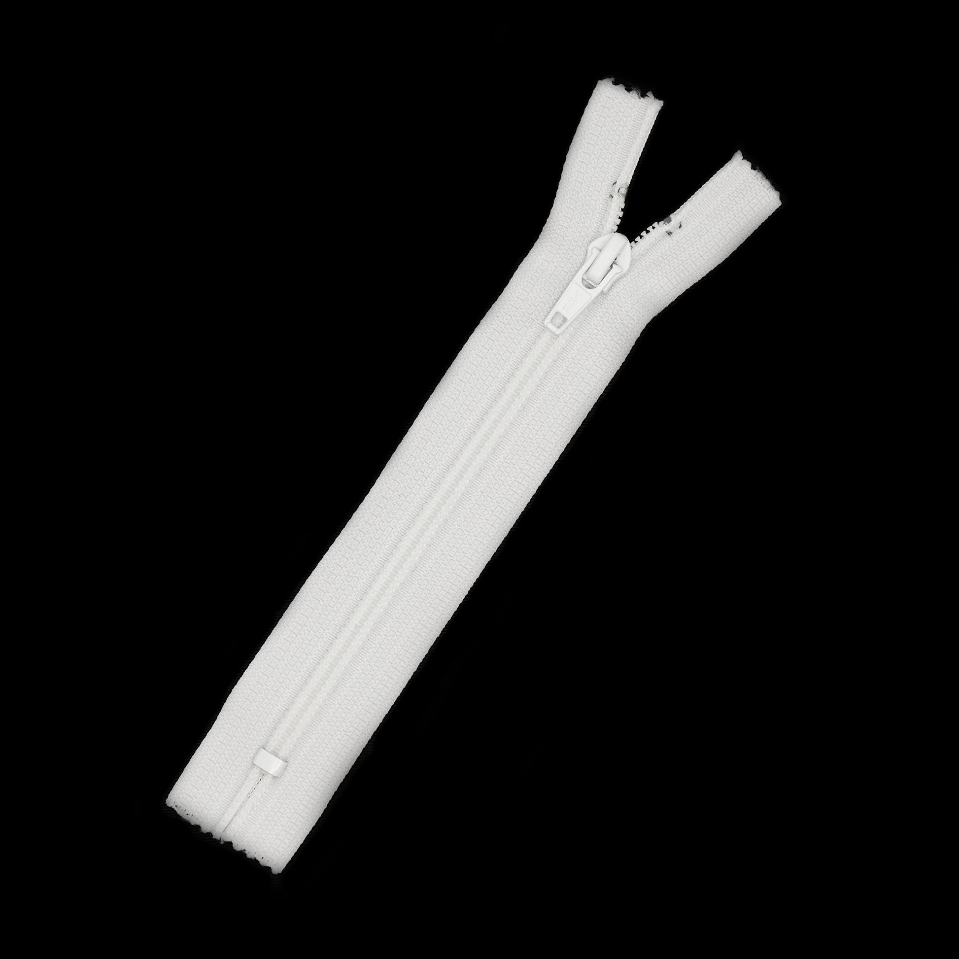 Pocket Zippers - White (Nylon Coil)