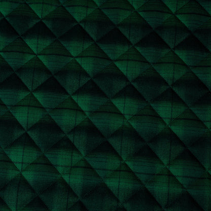 Quilted PrimaSoft™ Tartan 2-Sided 10oz - Green (pattern)