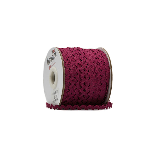 Rik Rak - Raspberry 3mm Roll