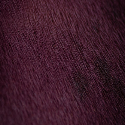 Dyed Harp Seal Skin - Wineberry (close)