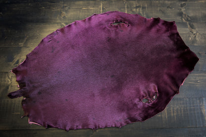 Dyed Harp Seal Skin - Wineberry (pelt)