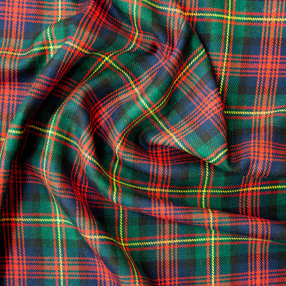 Tartan C - Red, Green , Navy Squares